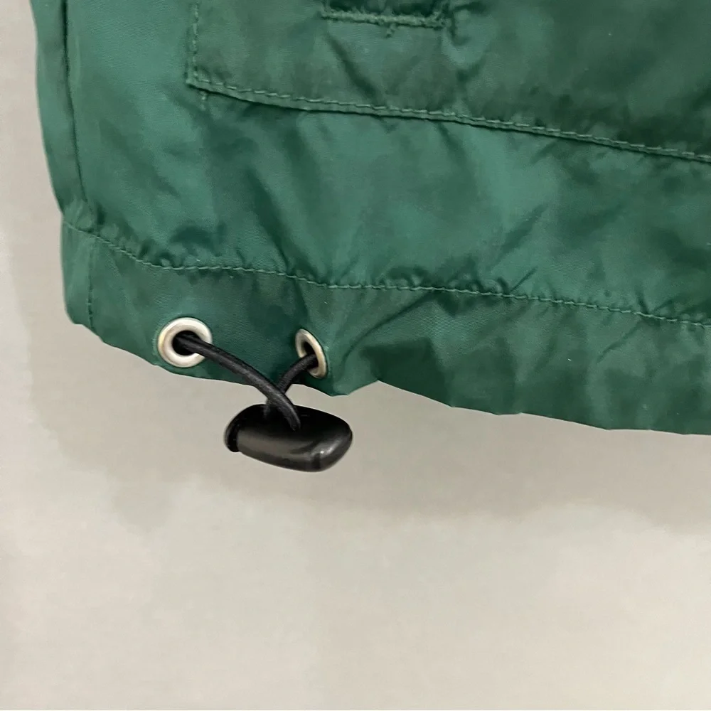 Tommy Hilfiger Athletics Green Zipper Lined Windbreaker Jacket